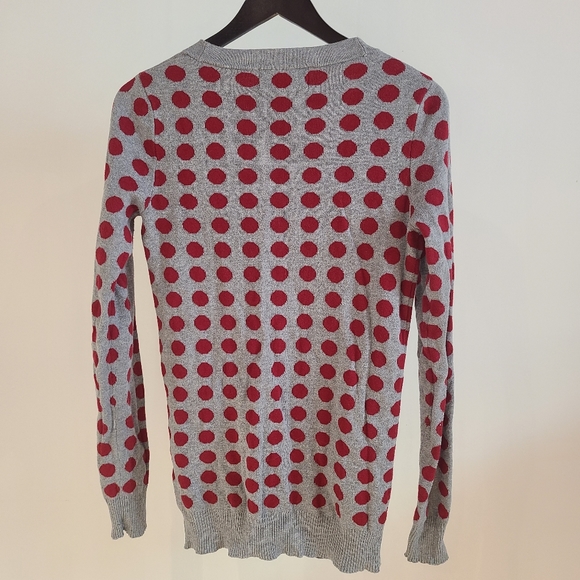 2/$20 Forever21 Women's Polka Dot Cotton Cardigan Sweater - Picture 4 of 4